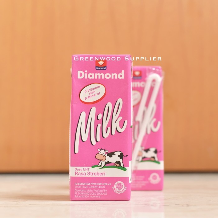 

Brom Susu Diamond Uht Strawberry 200Ml - 1 Pcs