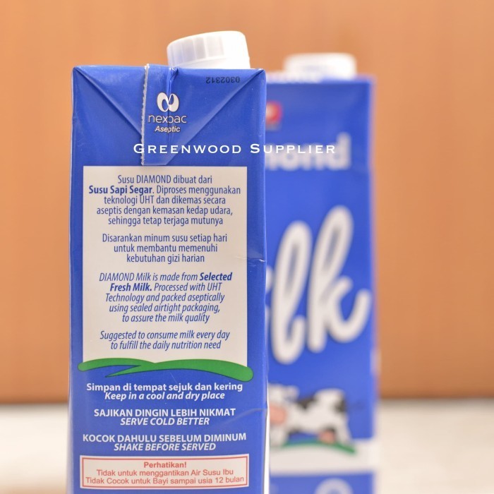 

Brom [Karton] Susu Uht Diamond Full Cream 1 Liter