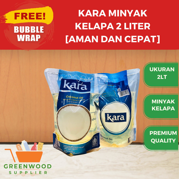 

Brom Kara Coconut Oil / Minyak Kelapa Kara - 2 Liter