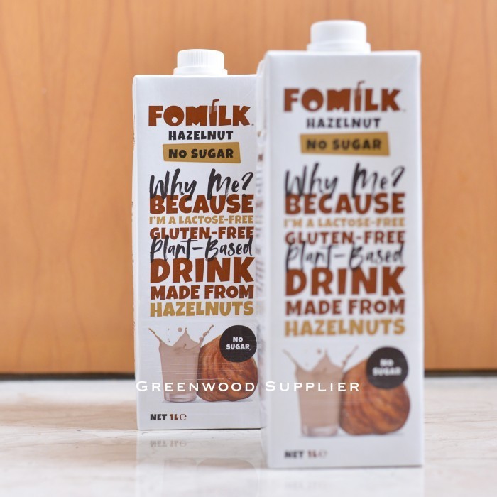 

Brom Fomilk Hazelnut Milk / Hazelnut Drink No Sugar - 1 Liter