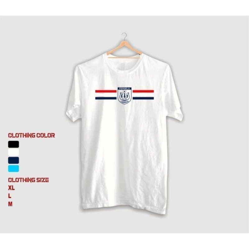 Kaos T Shirt Pria Pecel Lele Lamongan Persela La Mania