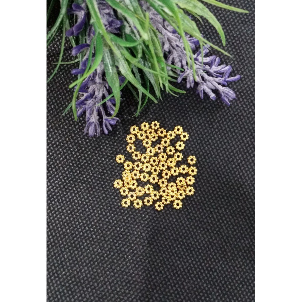 

monggo] SPACER PEMBATAS GELANG / KALUNG BENTUK BUNGA