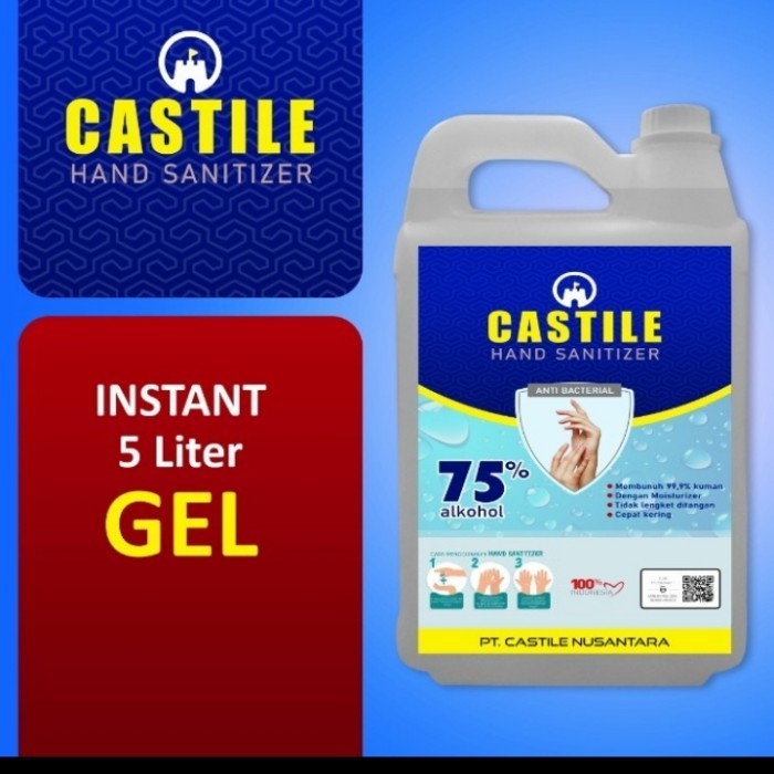 Hand Sanitizer Castile Gel 5 Liter