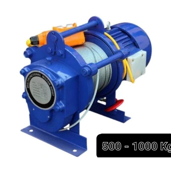 Electric Winch Hoist 500-1000 Kg / Kerekan Elektrik Wire 500-1000 Kg