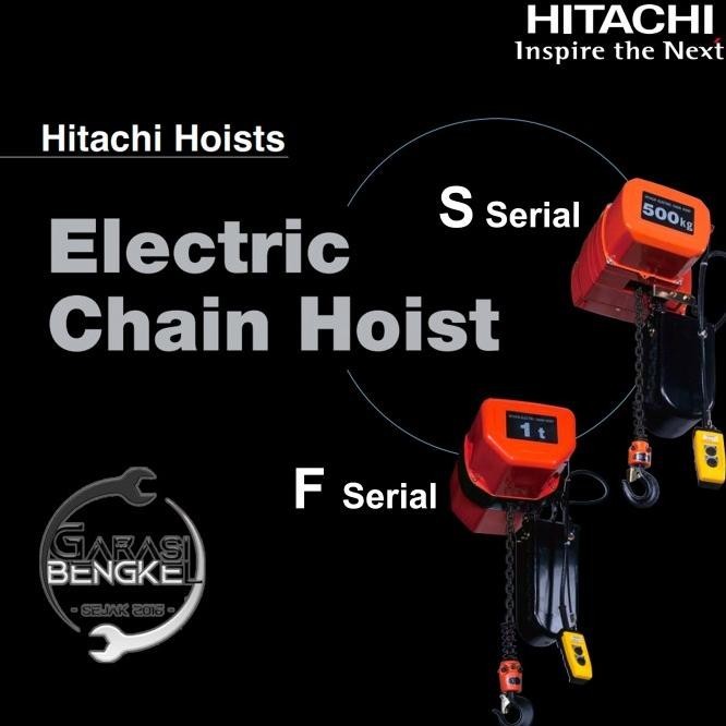 Hitachi 2Fh Electric Chain Hoist 2 Ton 6 Meter