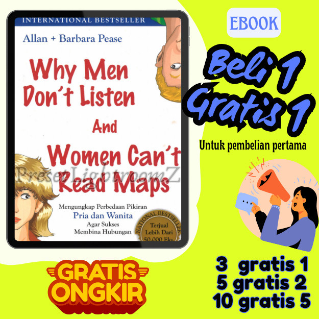 

IND0204 Mengungkap Perbedaan Pikiran Pria & Wanita Agar Sukses Menjalin Hubungan - WHY MEN DONT Llsten AND WOMEN CANT READ MAPS- Revisi