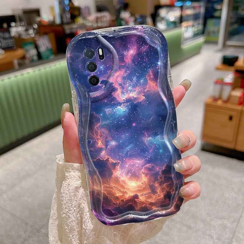 Casing Hp Untuk OPPO A16 A16s A54s Case Cesing HP jam tangan pola Xinghe Kesing Softcase gaya ganda 