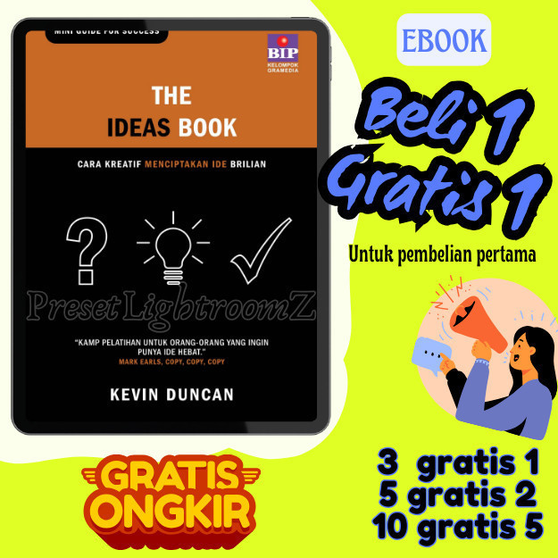 

IND0599 The Ideas Book : Cara Kreatif Menciptakan Ide Brilian- Revisi