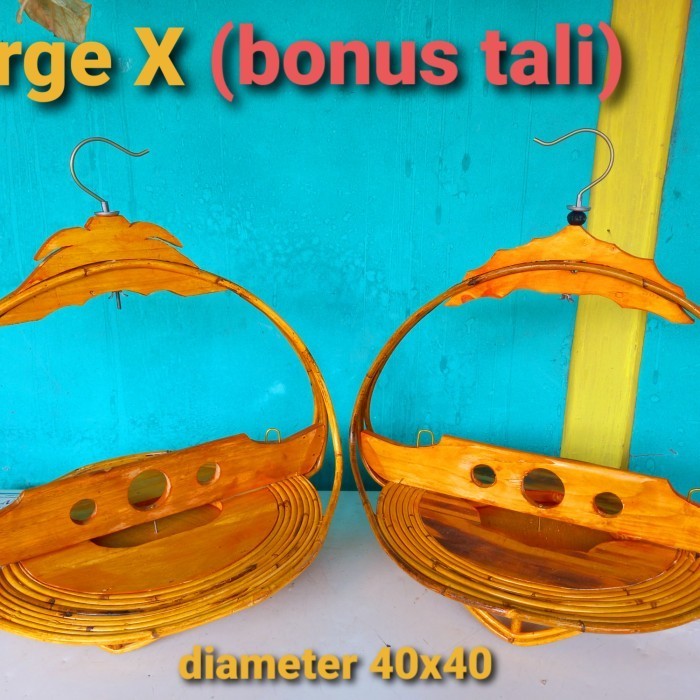 Sangkar Layang Perkutut Tekukur Puter L X Bonus Tali