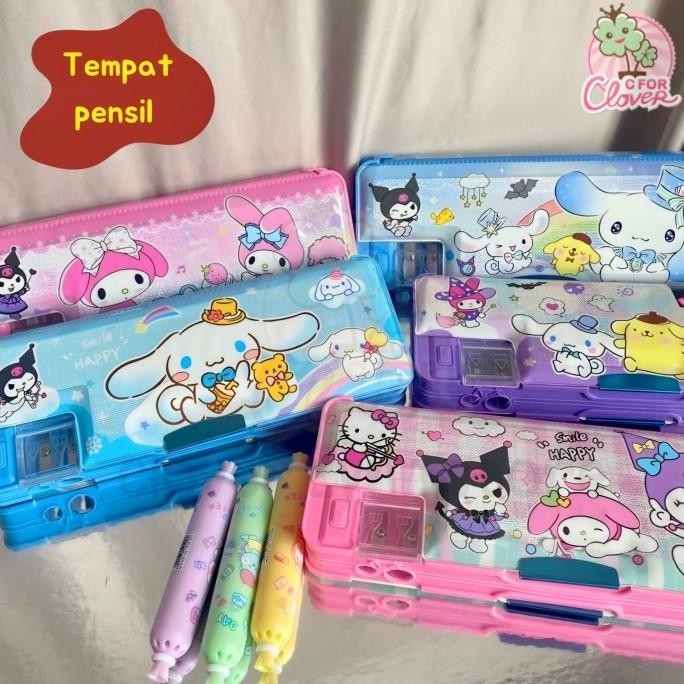 

Pencil Case Cute Characters Tempat Pensil Lucu Baru Unik Sekolah Anak