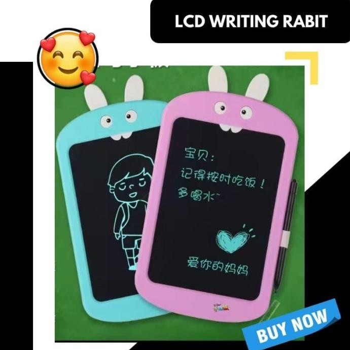 

Mainan Papan Tulis Tablet Anak Lcd Writing 8.5 Inc Model Rabit Kelinci