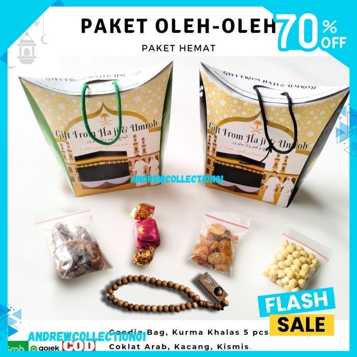 

PAKET OLEH OLEH HAJI DAN UMROH GOODY BAG KISMIS KURMA ZAMZAM COKLAT TERMURAH