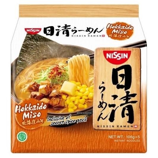 

Mie Nissin Ramen Hokkaido Miso / Hokkaido Miso Ramen 5 x 106 Gram