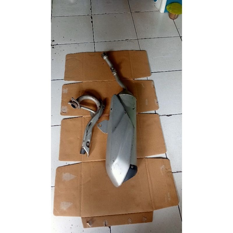 knalpot standar original copotan motor Kawasaki klx 150 bf KLX 150 BF