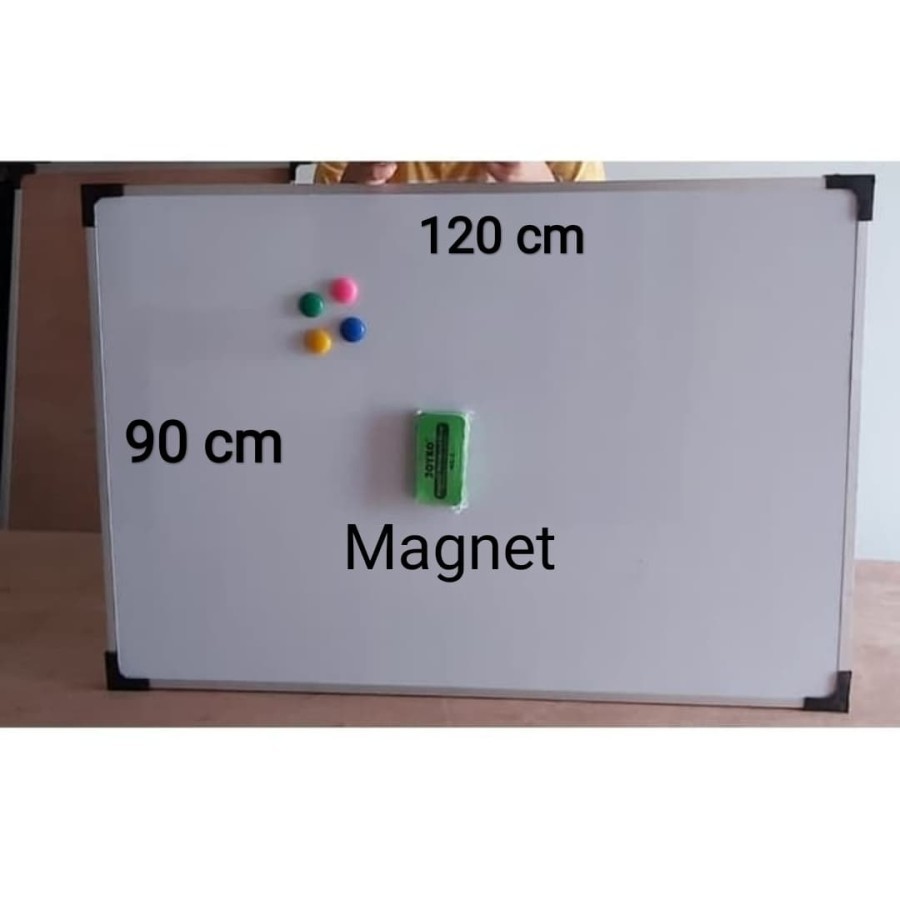 

paket papan tulis 90x120 cm gojek grab