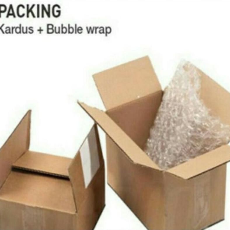 

[ Termurah ] Packing Tambahan Kardus Dan Bubble Wrap Bisa Cod