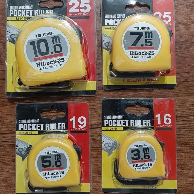 meteran tajima 7.5m/meteran tajima 5m/meteran tajima 3.5m/alat penguku