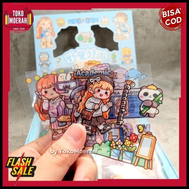 

TERBARU STIKER MASU 100 LEMBAR PAKET STICKER MOMO MASU 100 UNIK LUCU ANTI AIR !!!!