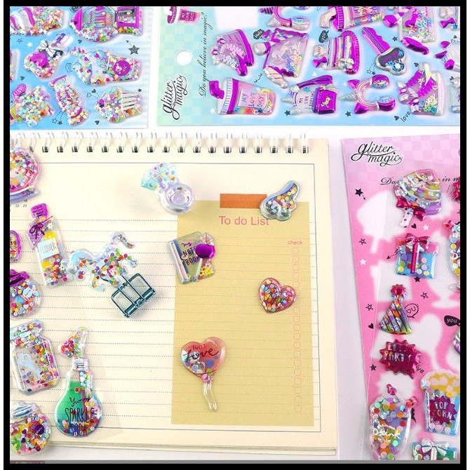 

TERMURAH STIKER SEQUIN SHAKE GLITTER MAGIC !!!!!!