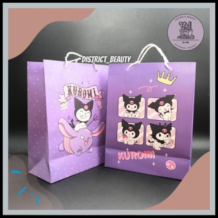 

TERMURAH (LARGE) PAPERBAG TALI KUROMI SIZE BESAR LARGE PAPER BAG TAS SOUVENIR G !!!!!!!