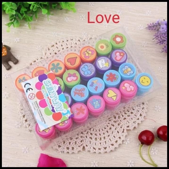 

HOT DEAL MAINAN ANAK 26PCS STAMP/STEMPEL LUCU DAN UNIK BUAT CAP !!!!!!