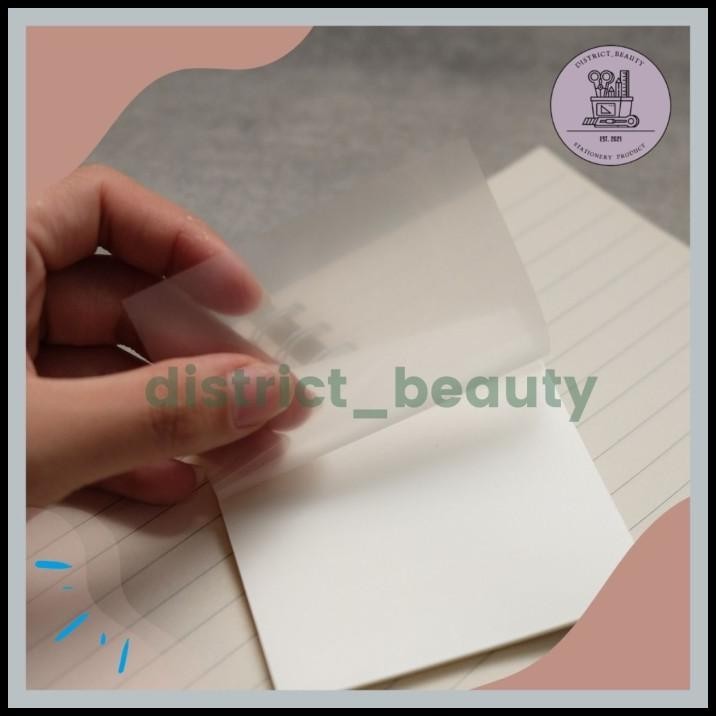 

HOT DEAL STICKY NOTES TRANSPARAN STICKY NOTES BENING !!!