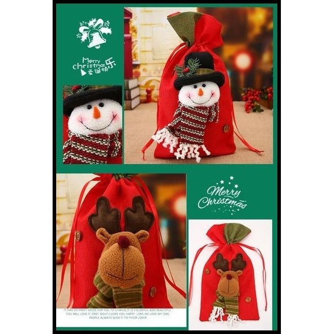 

HOT DEAL KANTONG NATAL - CHRISTMAS BAG - CHRISTMAS ACCESSORIES - AKSESORIS !!