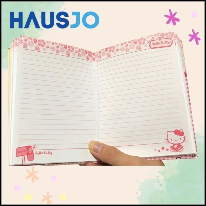 

GRATIS ONGKIR BUKU CATATAN KECIL 12X15CM/ MINI NOTEBOOK MY MELODY HELLO KITTY PINK