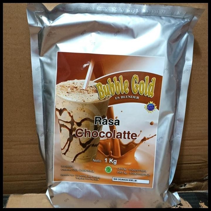 

DISKON BUBBLE GOLD 1KG / BUBUK MINUMAN / BUBBLE DRINK BANYAK RASA