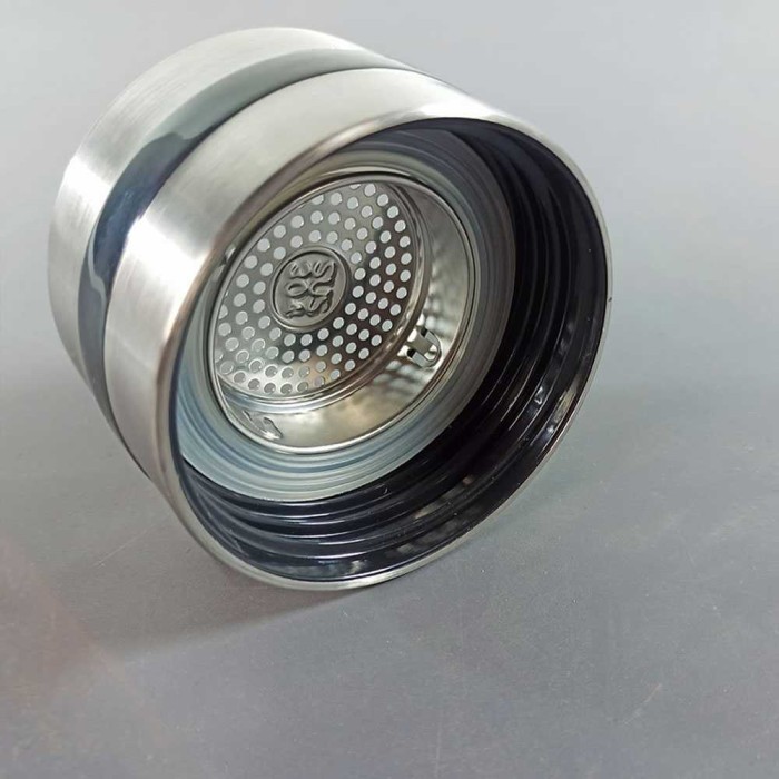 Botol Air Minum Kaca Portable Tumblr Borosilikat Dengan Saringan 400Ml