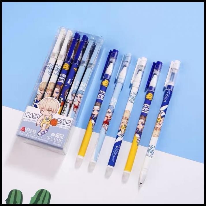 

TERBARU ERASABLE PEN PEN YANG BISA DI HAPUS PULPEN BISA DI HAPUS 1 SET ISI 12 !!!