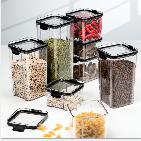 Toples Plastik Murah Bening Kotak Kecil Makanan Unik Kulkas Impor Ring