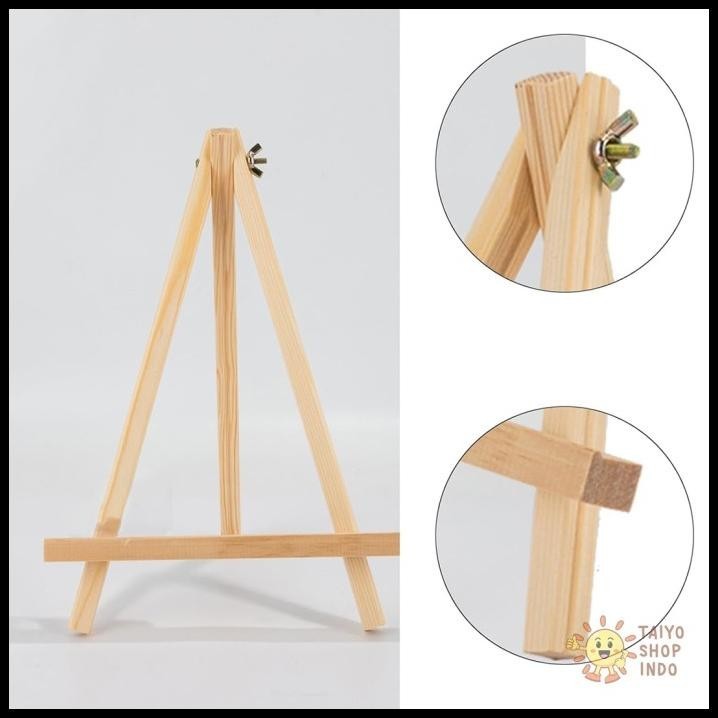 

TERBARU TAIYO PERLENGKAPAN SENI STAND CANVAS LUKIS EASEL STANDING WOOD KAYU !!