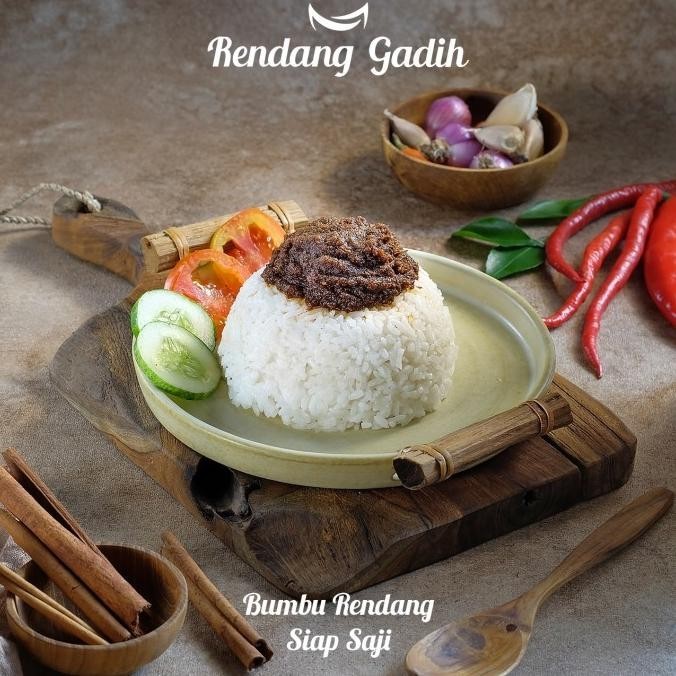 

Bumbu Rendang Siap Saji - Rendang Gadih -Ueenak Legaza