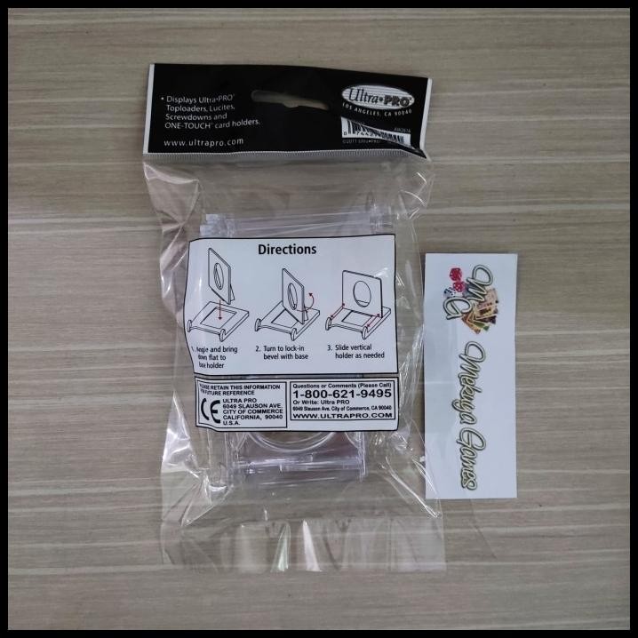 

BEST DEAL ULTRA PRO TWO-PIECE SMALL STAND FOR CARD HOLDERS CASE TOPLOADER !