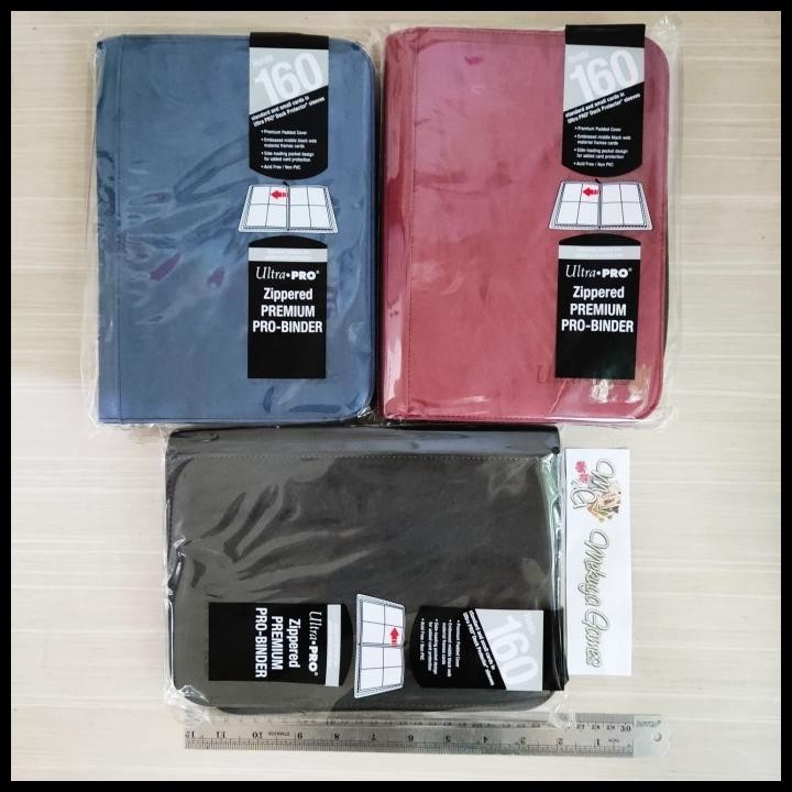 

GRATIS ONGKIR ULTRA PRO SUEDE A5 ZIPPERED 4-POCKET PREMIUM PRO-BINDER 160 RITSLETING !!!!!!!