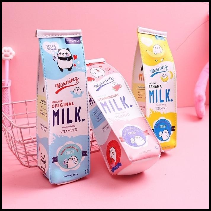 

GRATIS ONGKIR MILK PENCIL CASE TEMPAT PENSIL BENTUK SUSU FRESH MILK !
