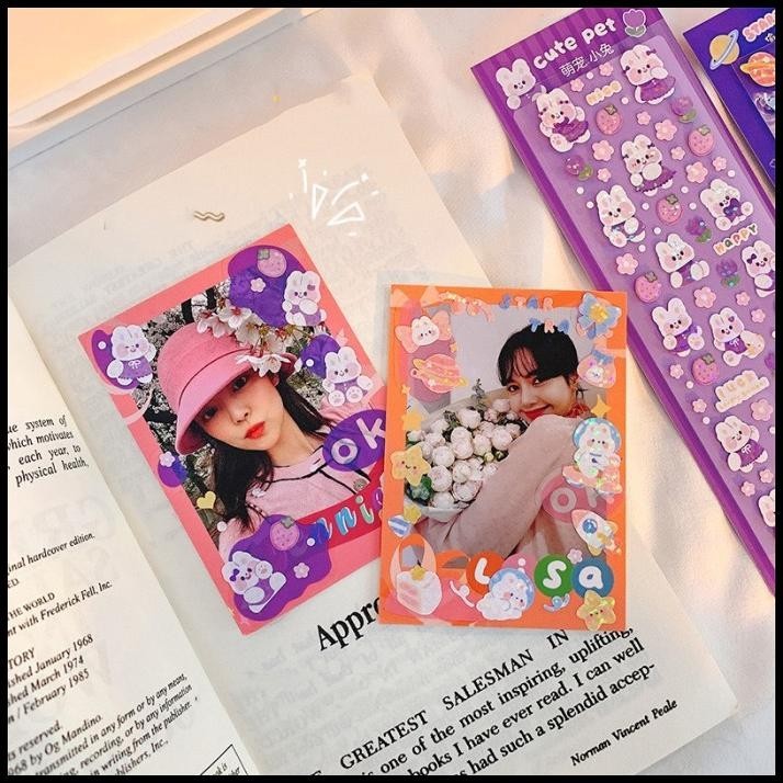 

GRATIS ONGKIR STIKER LASER SINGLE GLITTER HOLOGRAM MOTIF RABBIT BEAR BUBBLE CUTE !!!!!!!