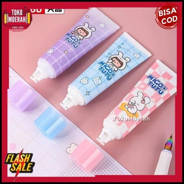 

TERMURAH CORRECTION TAPE PASTA GIGI MIGO TUTU TWINGGO TG-5303 TIP EX LUCU IMUT