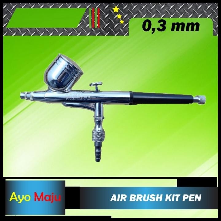 

AIR BRUSH KIT PEN BRUSH MOLLAR DOUBLE ACTION TRIGGER NOZZLE 0.3MM