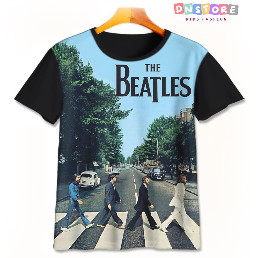 Kaos Anak The Beatles v2 Baju Anak Musik Band The Beatles 3D Printing Untuk Umur 1-12 Tahun - DN Sto