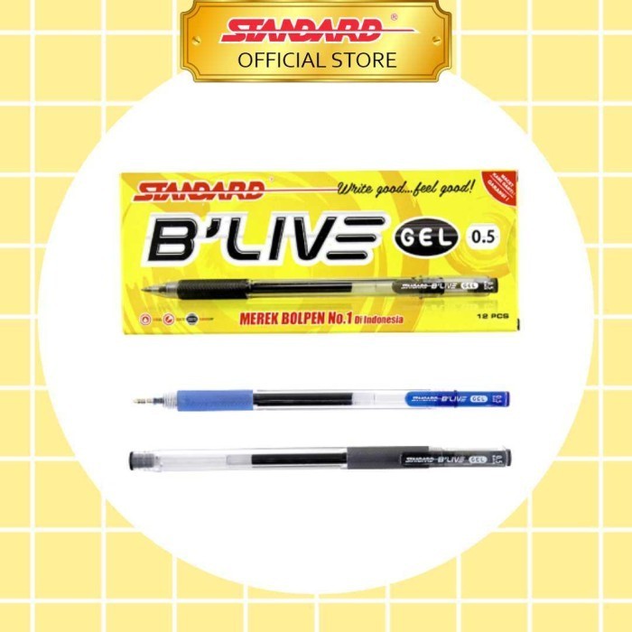 

Ready STANDARD PEN BLIVE 0.5 GEL ISI 12 PCS