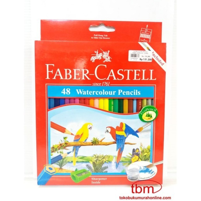 

Faber Castell 48 Watercolour Pencils / Pensil Faber Castell 114468