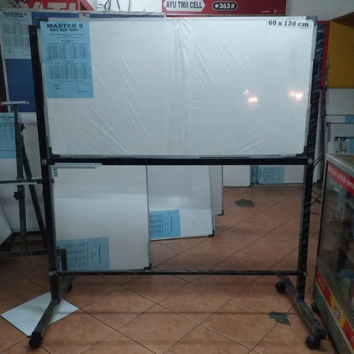 

Papan Tulis Standing/White Board 60120Cm Standing