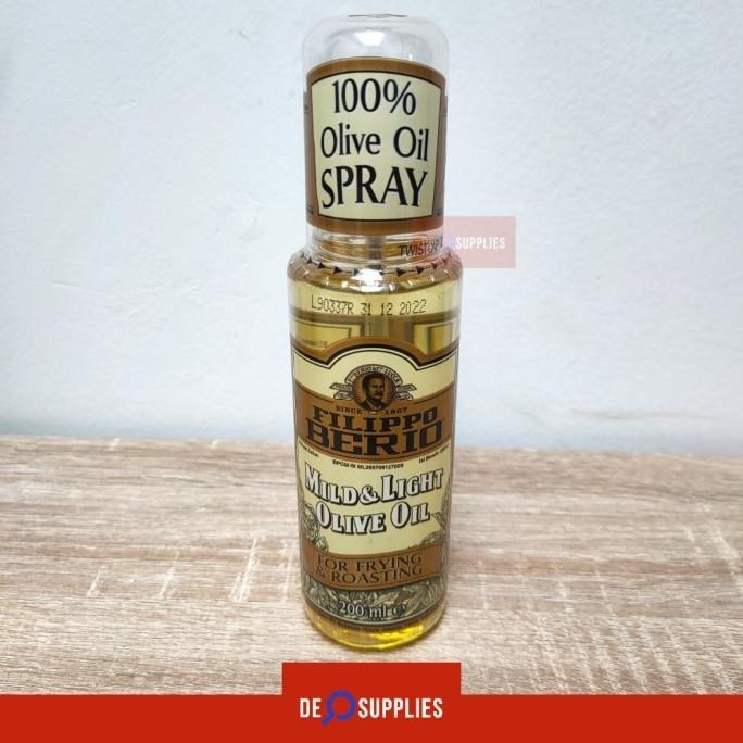 

Filippo Berio Extra Lighy Olive Oil Spray 200ml- Minyak Zaitun Semprot