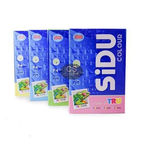 

Kertas Hvs Warna F4 70Gr Sidu Sinar Dunia