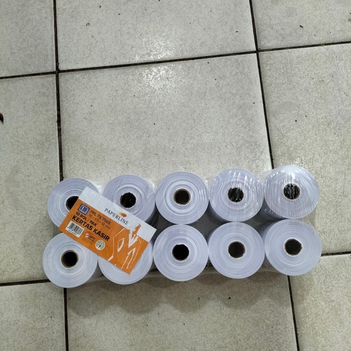 

Kertas Kasir/Struk/Paper Roll Ts 75 Mm X 65 Mm X 18 Mm Paperline.