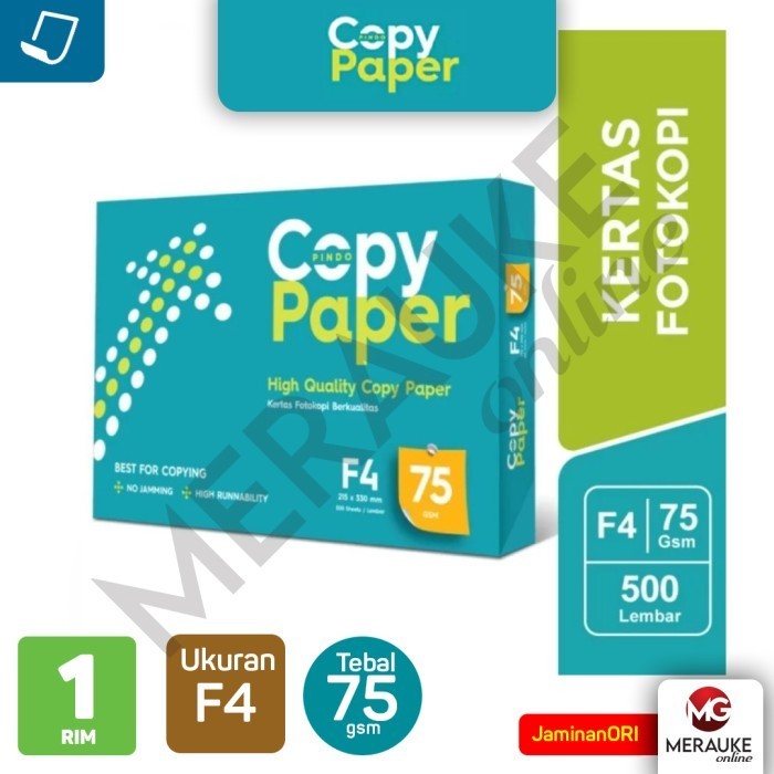 

Kertas Hvs Copy Paper F4 75Gsm Isi 500 Lembar