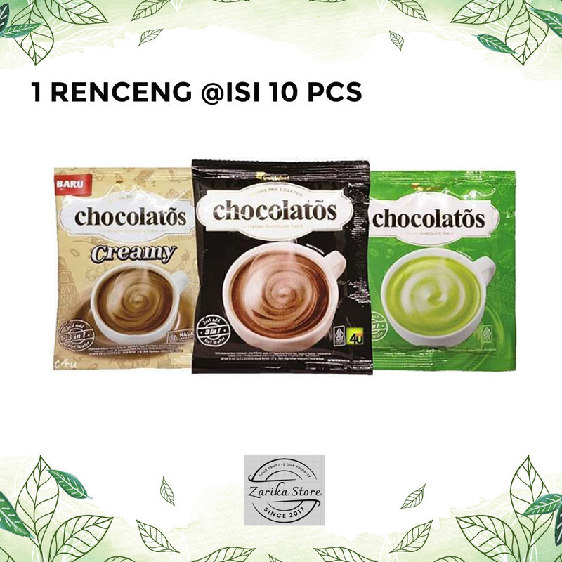 

Chocolatos Drink 1 Renceng @Isi 10 Sachet