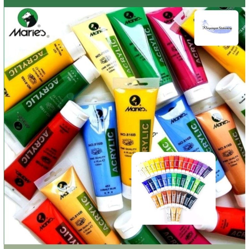 

Maries Cat Acrylic Colour Paint/Cat Lukis Akrilik 30ml/75ml/120ml Part 3-KhayanganStationery